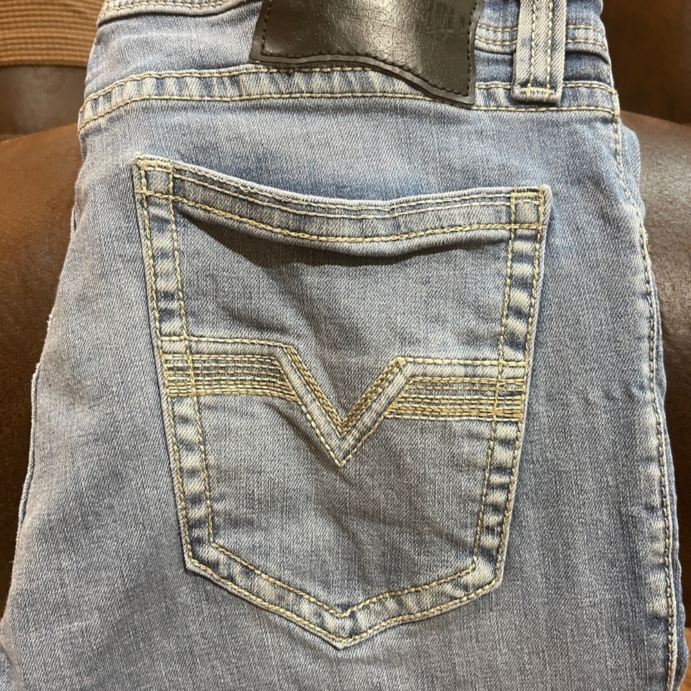 Rock and roll denim slim fit jeans size 35×32